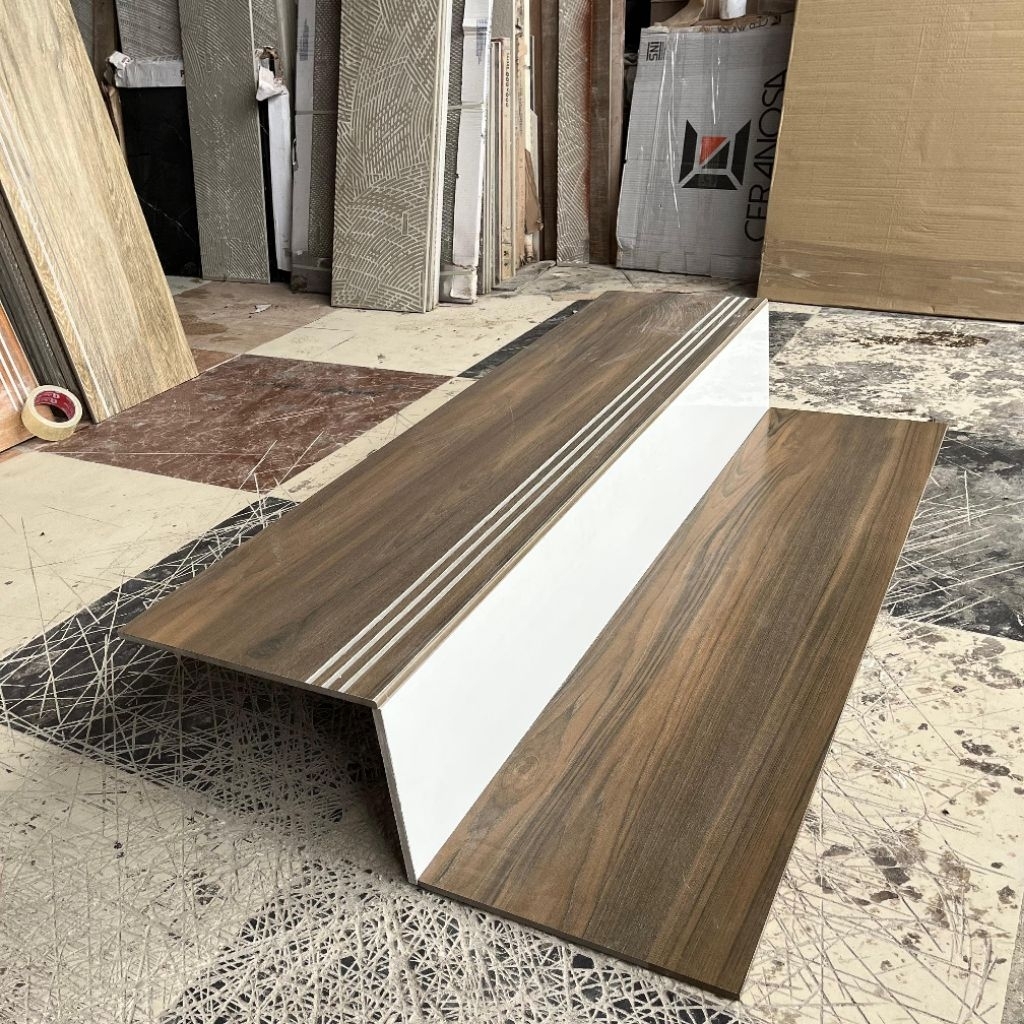 granit keramik tangga motif kayu 30x60 30x90 30x80 30x100 custom motif