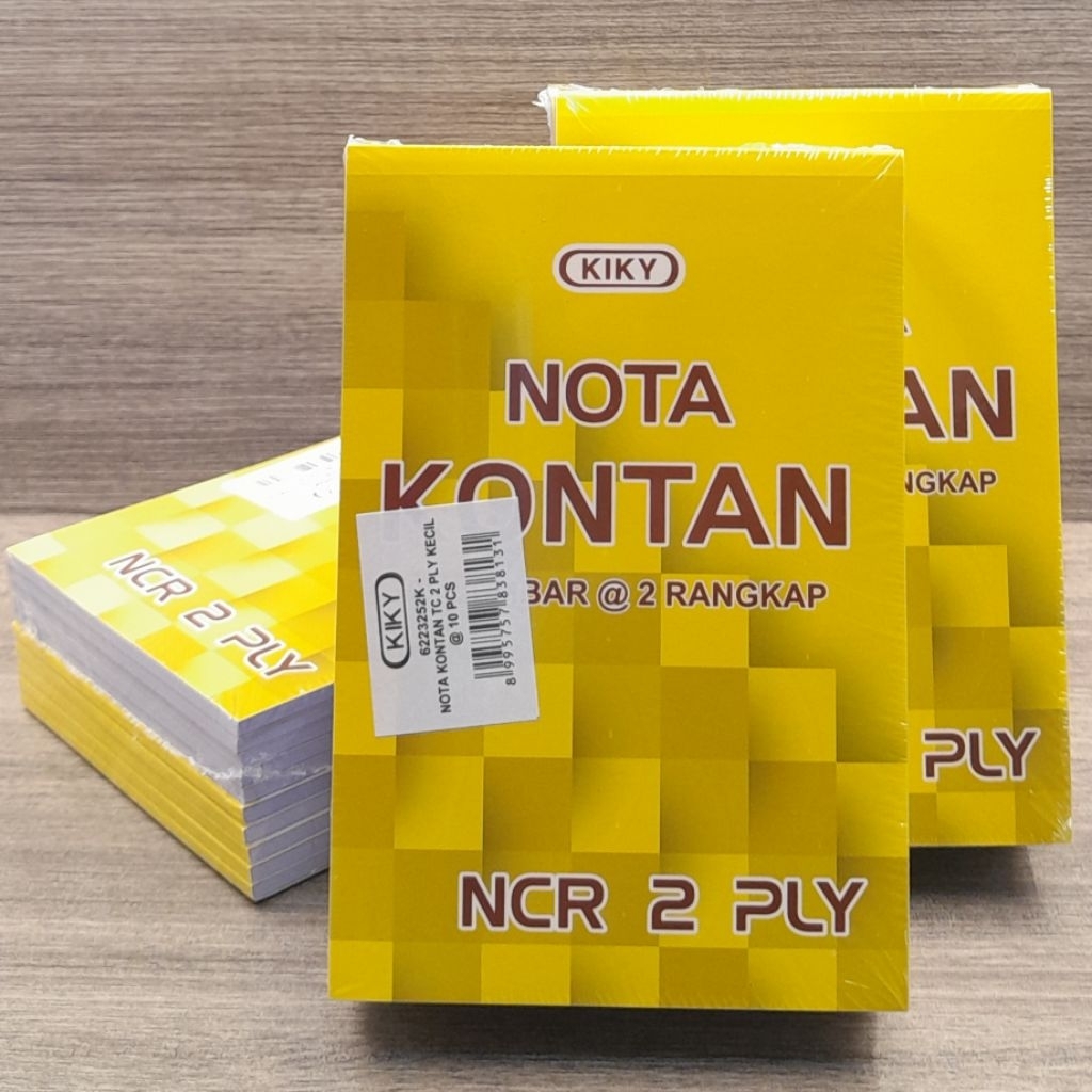 

(1 PCK 10 BUKU)NOTA KONTAN 2 PLY|NOTA 2 RANGKAP KECIL KIKY
