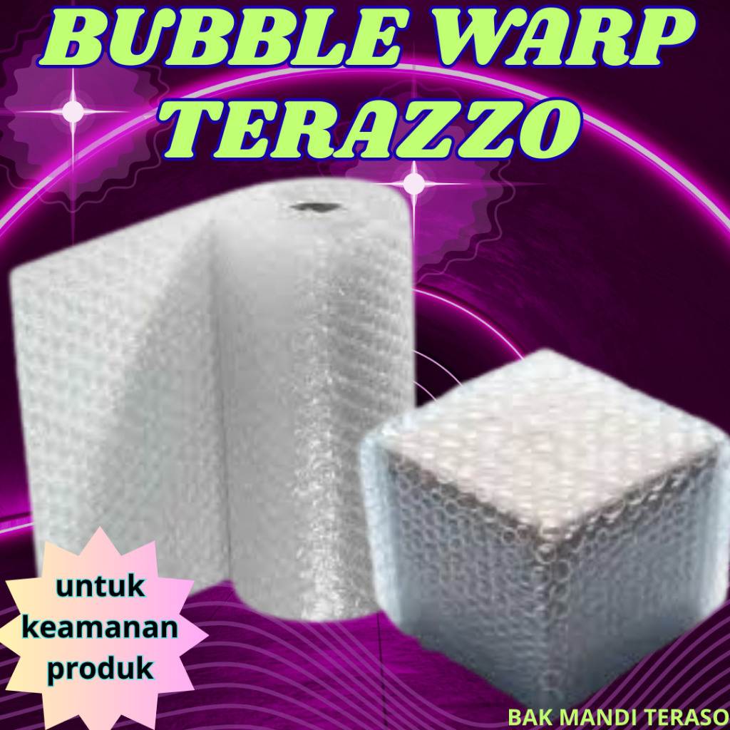 

Bubble Wrap Packing Kayu | Lapisan Anti Benturan Barang Pecah Belah BAK MANDI TERASO