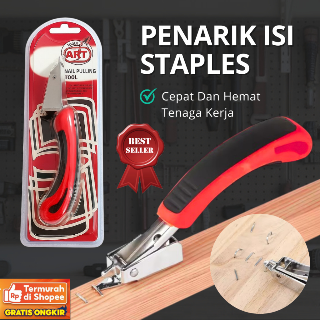 Congkelan Isi Staples / Staple Remover ART Alat Pencabut Staples Kertas Kayu