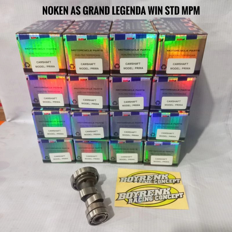 NOKEN AS CAMSHAFT GRAND/PRIMA/SUPRA FIT/SUFIT/LEGENDA/SUPRA FIT NEW (STD) MPM - BOYRENK RACING