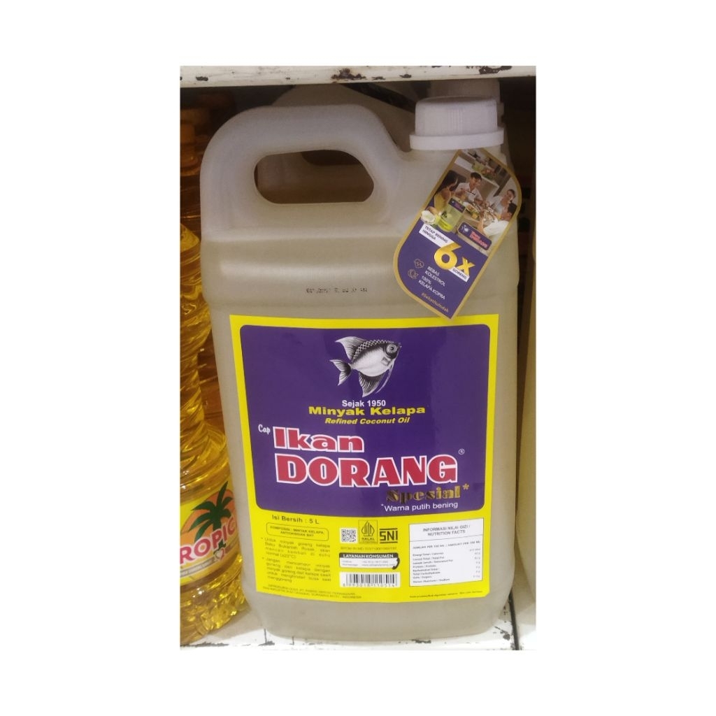 

IKAN DORANG MINYAK KELAPA 5 LITER