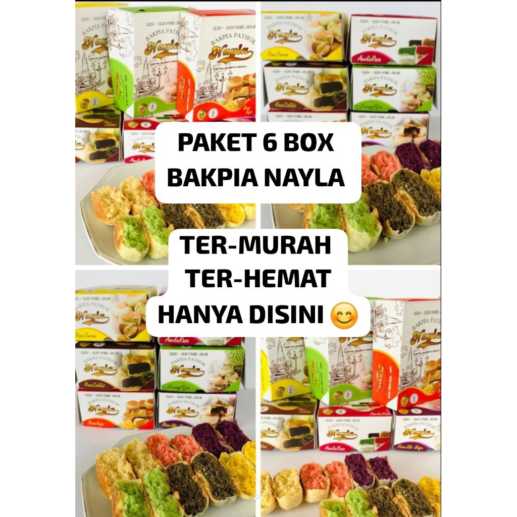 

PAKET HEMAT 60 RIBU DAPAT 6 BOX BAKPIA BISA PILIH RASA