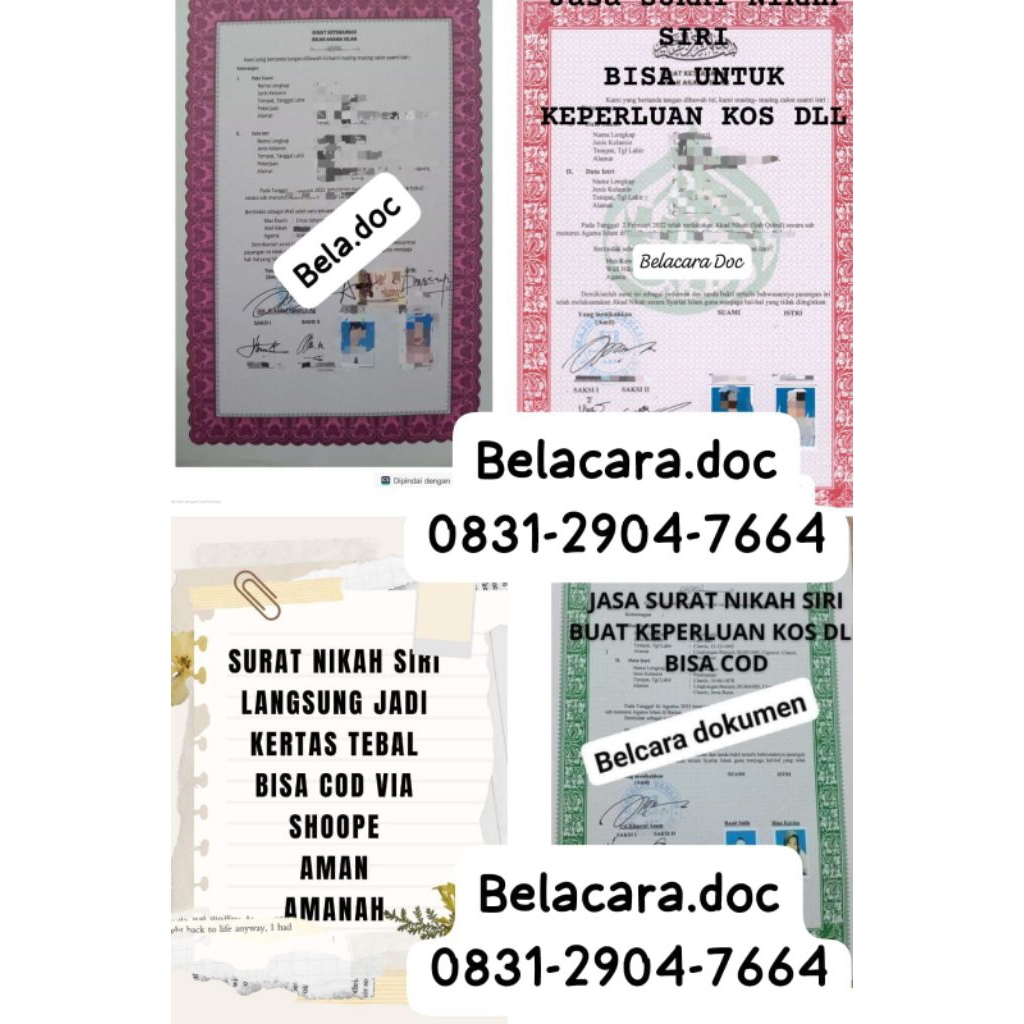 

kutipan pasangan siri wajib chat penjual dulu