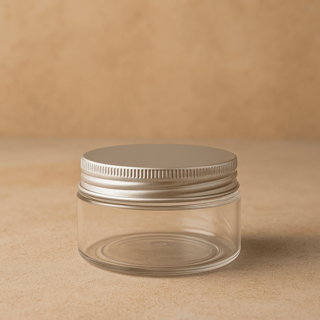 Pot Jar 80 Gram PET JAR Tutup Aluminium Import
