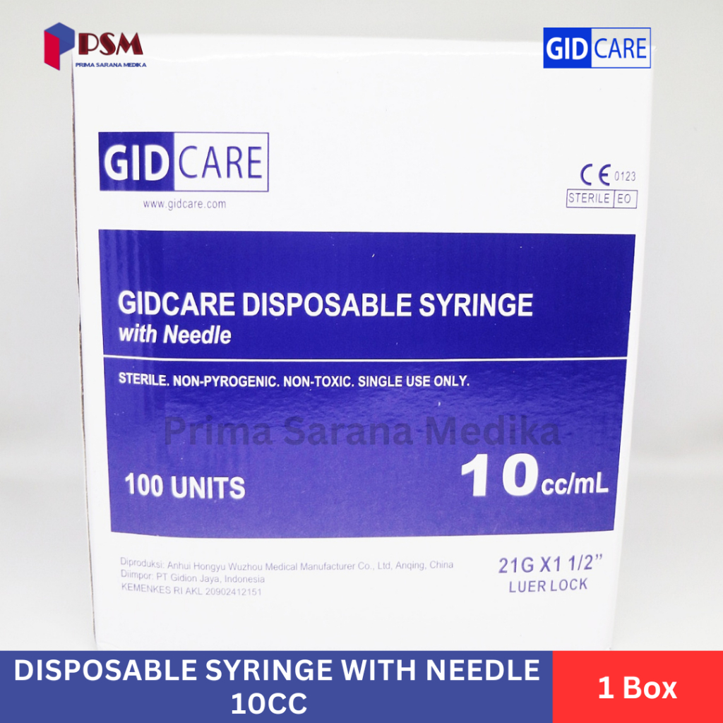 Spuit / Syringe 10cc GidCare
