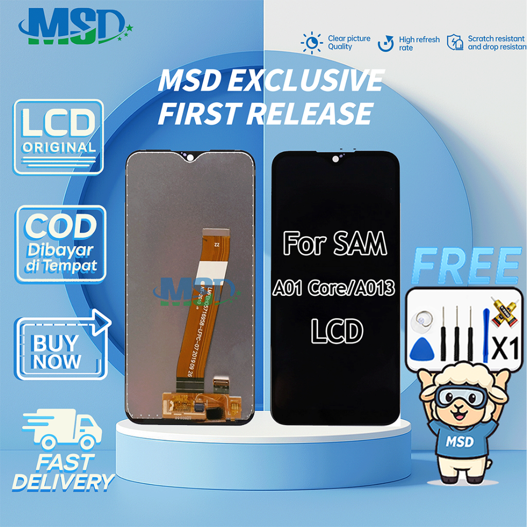LCD For SAMSUNG A01 Core/A013 UNIVERSAL FULLSET Touchscreen LCD HP OG ASUGAR/MSD