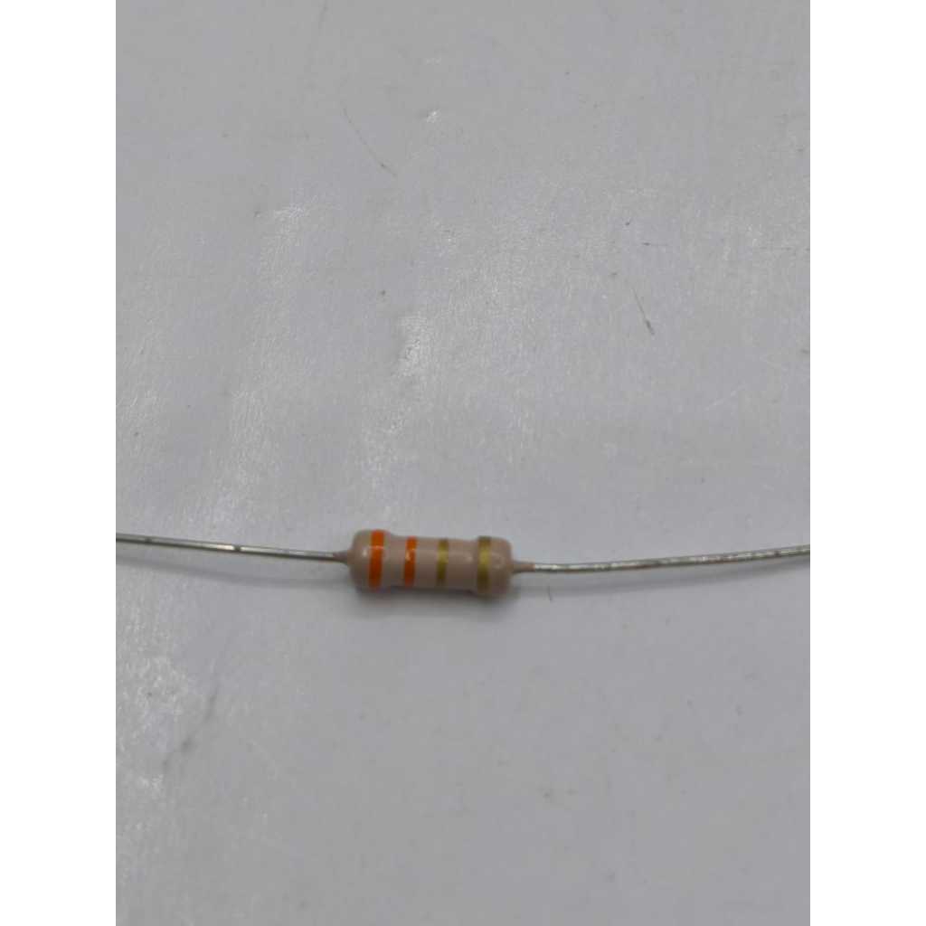 10PCS RESISTOR 1/2 WATT 3.3ohm / RESISTOR SETENGAH WATT 3.3ohm