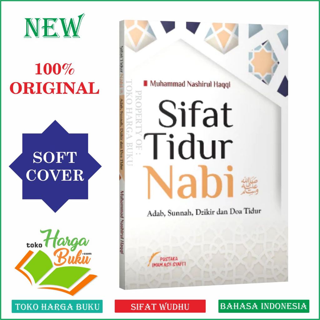 Foto SIfat Tidur Nabi Adab Sunnah Dzikir dan Doa Tidur Karya Nashirul Haqqi - Pusataka Imam Asy-syafii