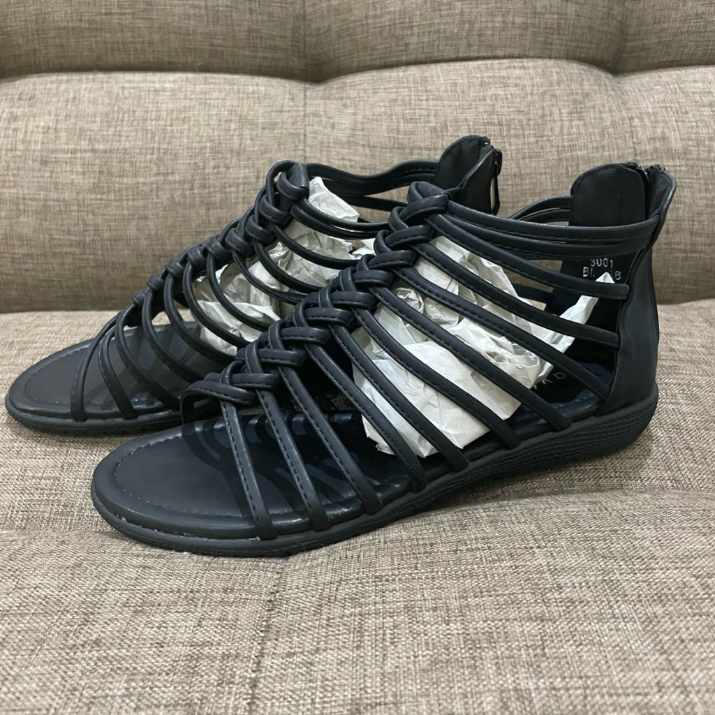 (Baru) Laviola Sandal Gladiator Black