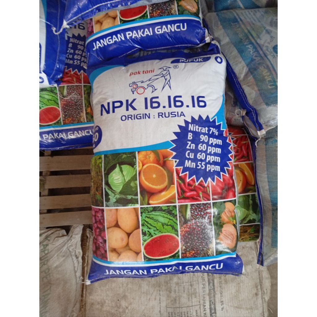 Pupuk NPK 16-16-16 Pak Tani-50kg