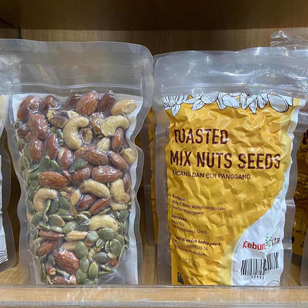 

Kebun Kita Roasted Mix Nuts Seeds 200 Gram