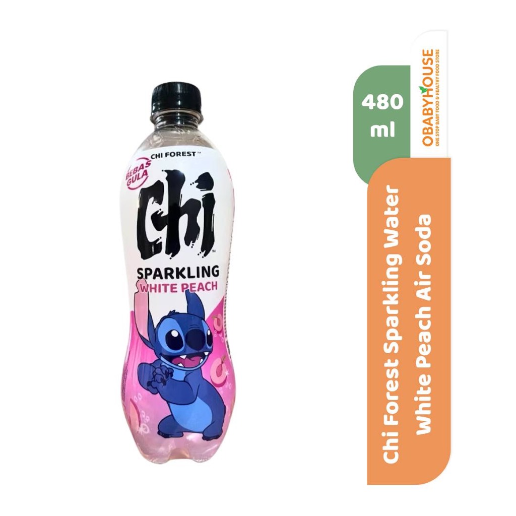 

Chi Forest Sparkling Water White Peach Air Soda 480 ml