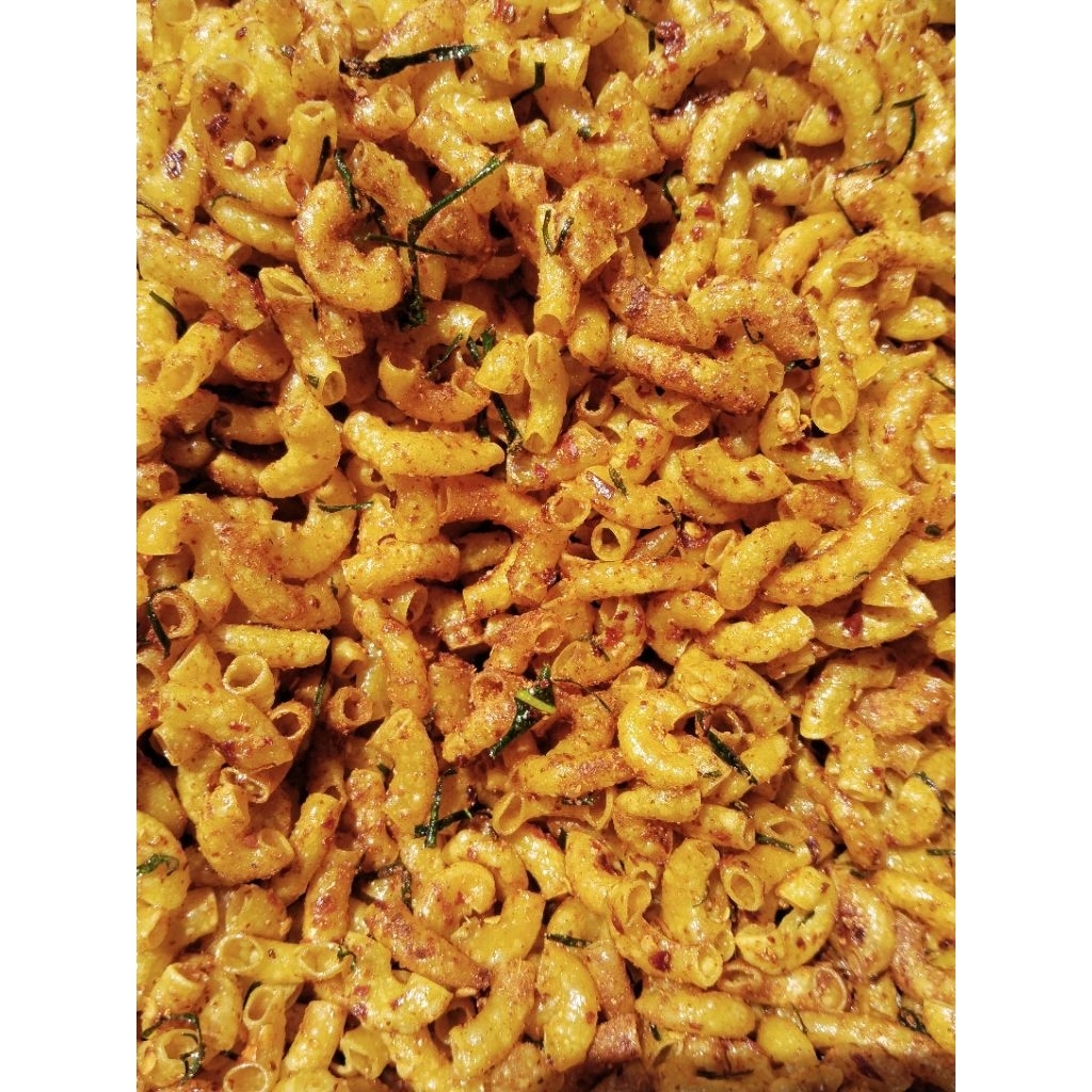 

makroni kriuk bantet pedas daun jeruk balado original