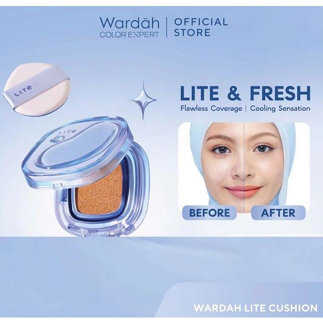 Wardah Lite Skin Filter Cushion / Wardah Cushion / Wardah Skin Cushion