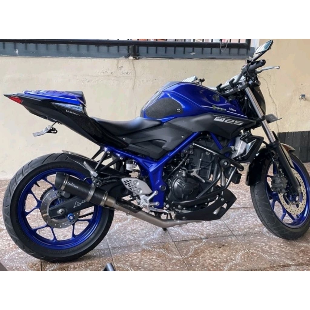 Yamaha MT25 / R25 — Header Custom Inlet 54 mm · Silver — foto 5