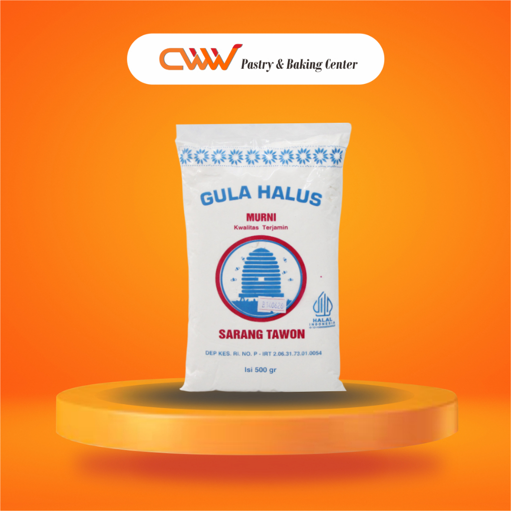 

Sarang Tawon Gula Halus Icing Sugar 500g Topping Donat Pancake Kue Cake Bolu Cookies Putri Salju