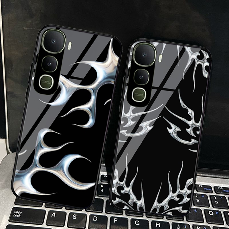 GK255 (VIVO Y400) Softcase kaca VIVO Y400 - Case VIVO Y400 - casing hp VIVO Y400 - Case hp VIVO Y400