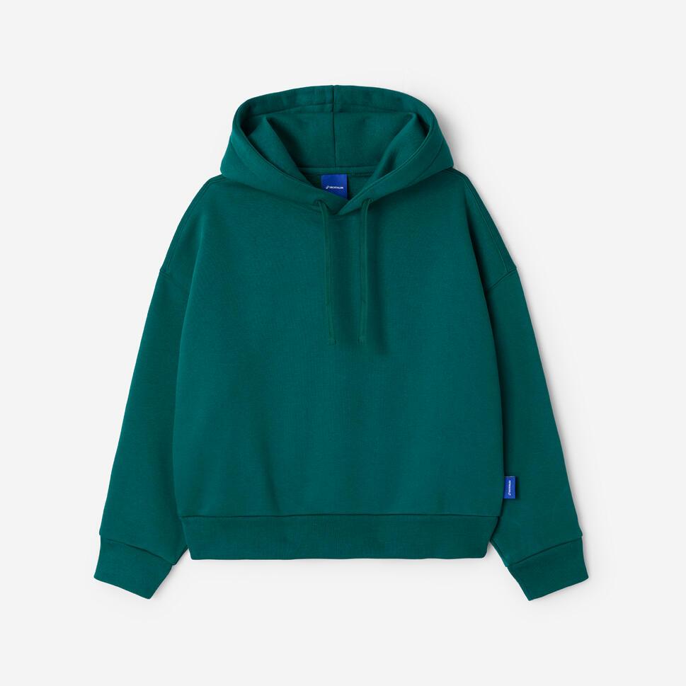 DECATHLON Jaket Hoodie Elementals Wanita Hijau - 8931237