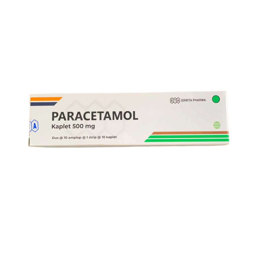 PARACETAMOL ERRITA 500MG BOX ISI 100 TABLET