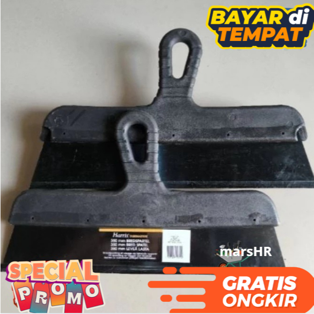 Raskam T Baja Alat Skim Acian 30cm 35cm Plat Baja