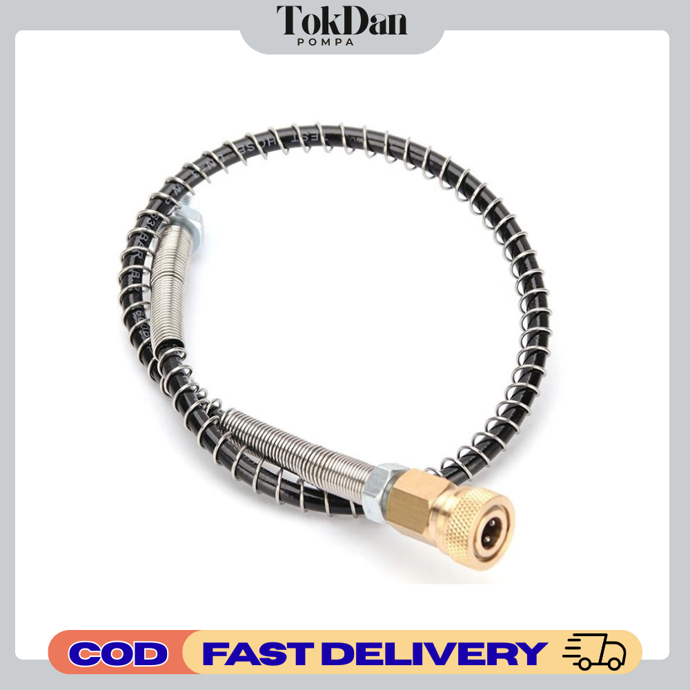Selang Pompa PCP 6000 psi + Mini Kupler selang Pompa Pcp, Selang Set Mini Kupler, Sparepart pompa pc