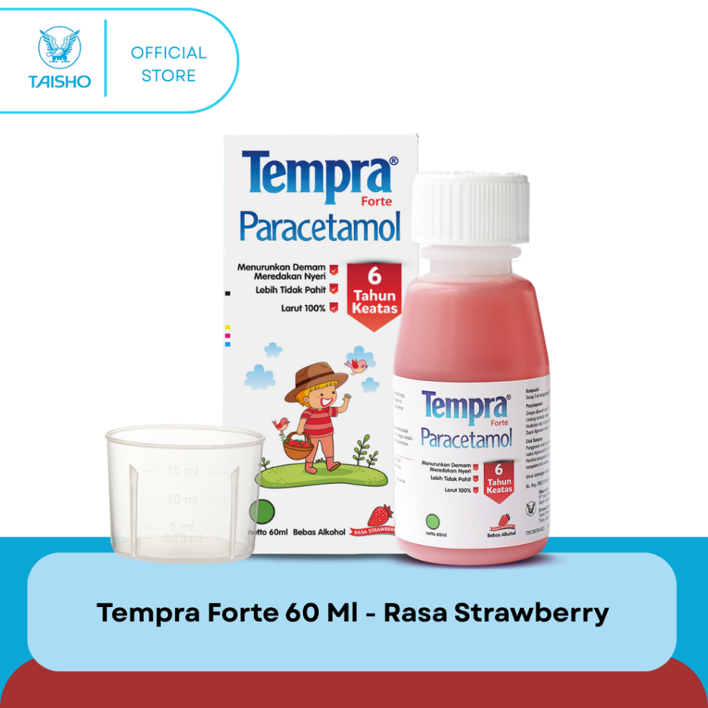 Tempra Forte Paracetamol Anak Rasa Strawberry 60ml