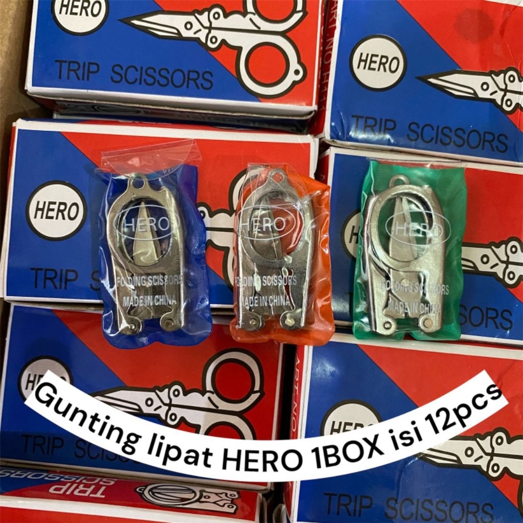 

(12pcs)gunting lipat kecil mini stainless