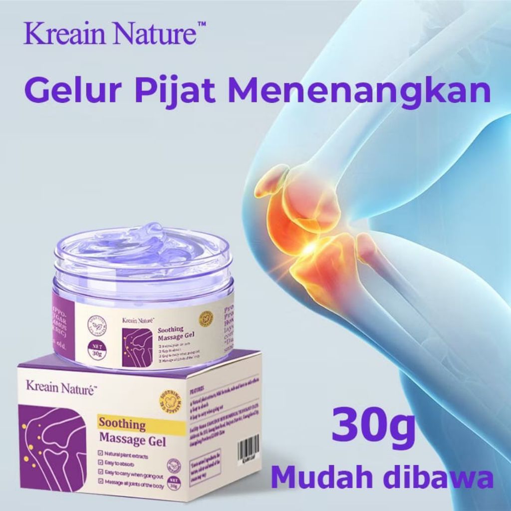 Kreain Nature Gel Krim Obat Sendi Glukosamin Perawatan Sendi Pijat Tubuh Lutut Original Terpercaya T