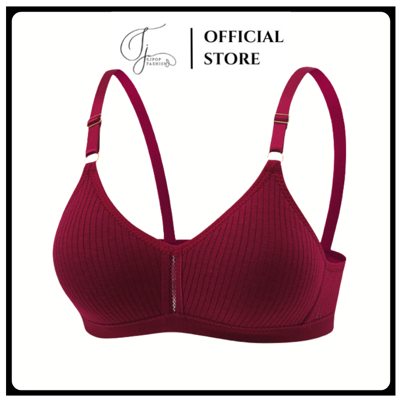 SJPOP Bra BH Wanita Tanpa Kawat Bahan Halus Pakaian Wanita Fashion BR649