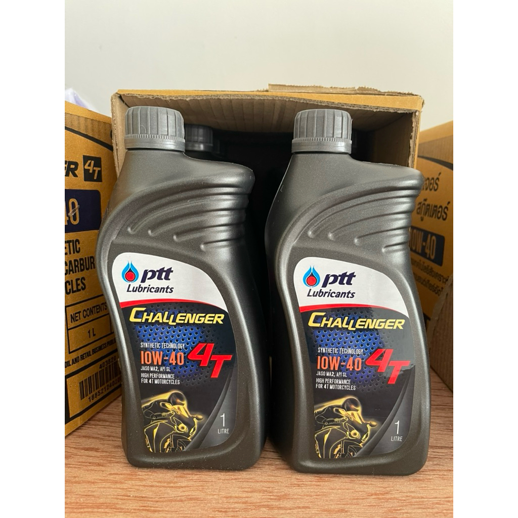 PTT Challenger Semi Synthetic 4T 10/40 1L & Full Synthetic