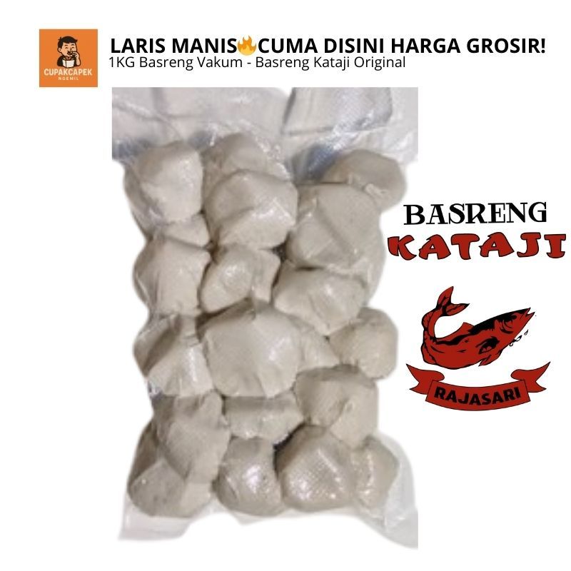 Basreng Mentah KATAJI ORIGINAL 1kg | Kemasan Vakum Awet Langsung Pabrik