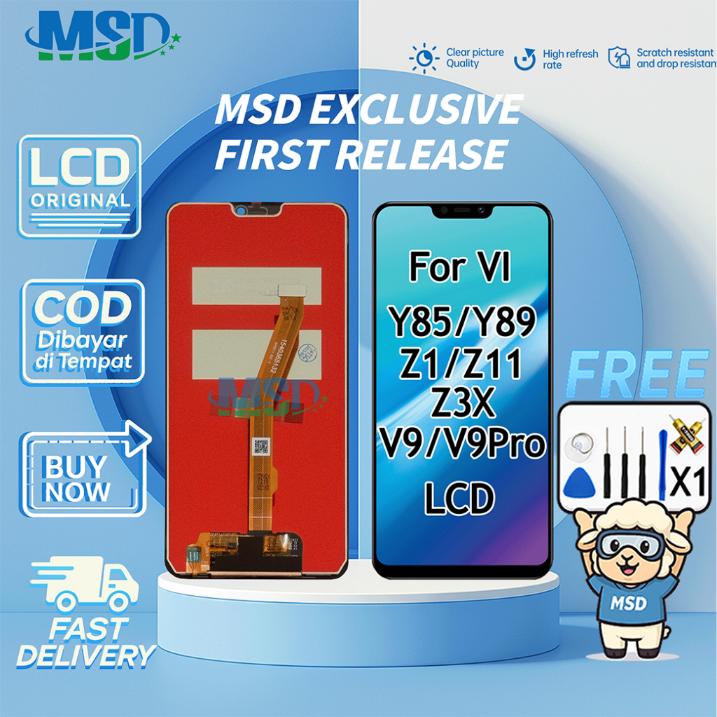 LCD For VIVO Y85/Y89/Z1/Z11/Z3X/V9/V9 Pro UNIVERSAL FULLSET Touchscreen LCD HP OG ASUGAR/MSD