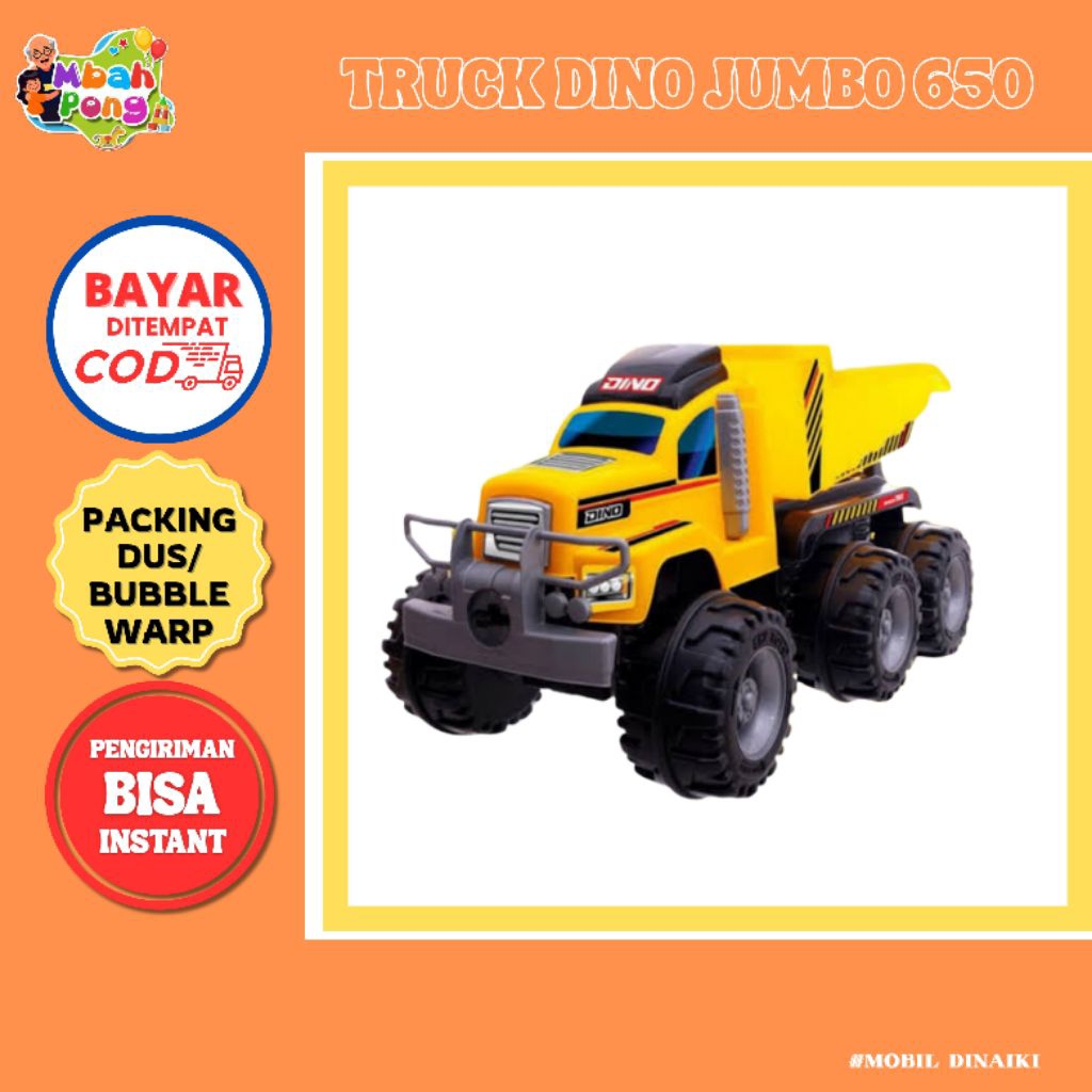 Truck pasir Dorong Dino 650 - Mainan Anak bisa di naiki