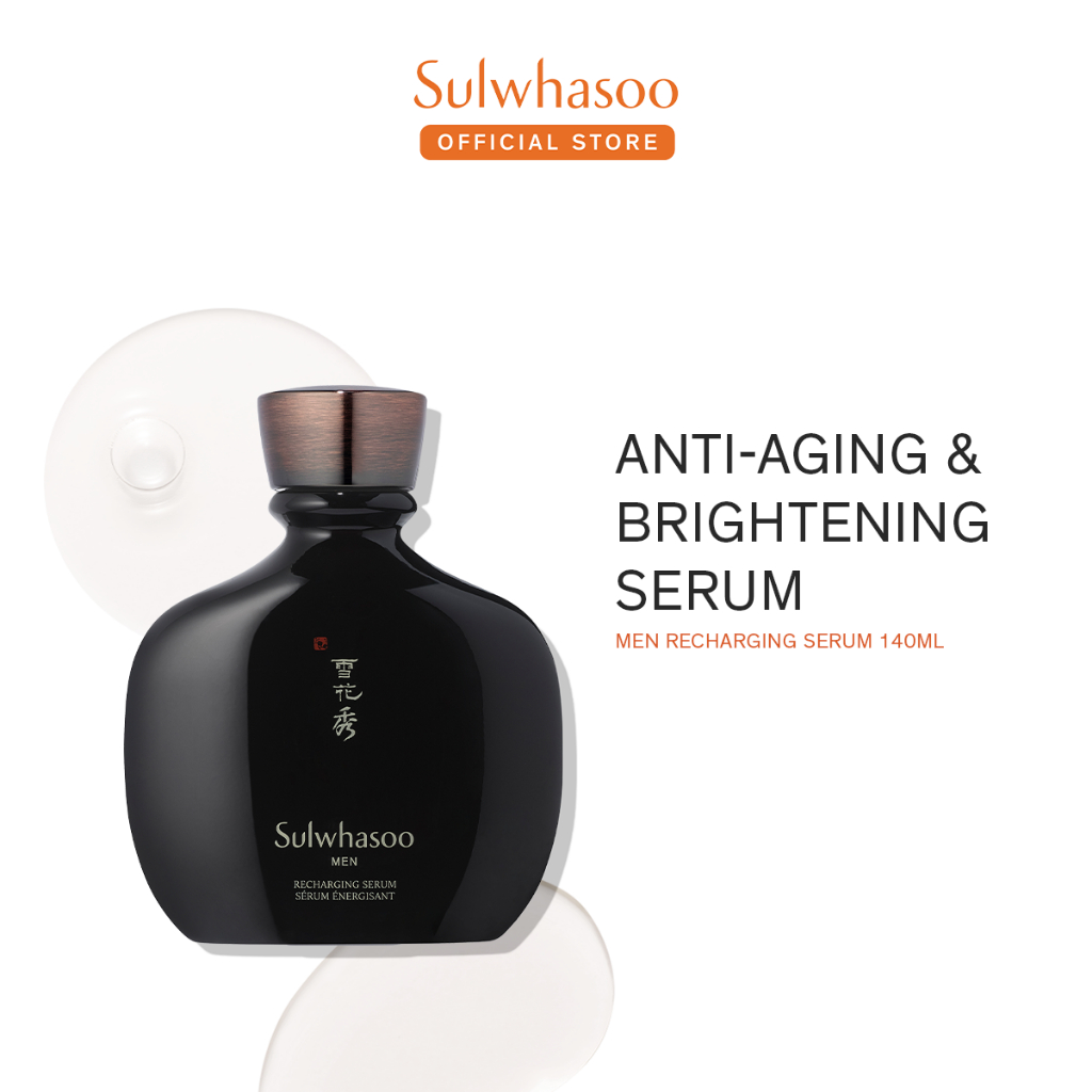 Sulwhasoo Men Recharging Serum 140ml - Skincare Pria, Serum Wajah, Pelembab Wajah pria, Untuk Mengat