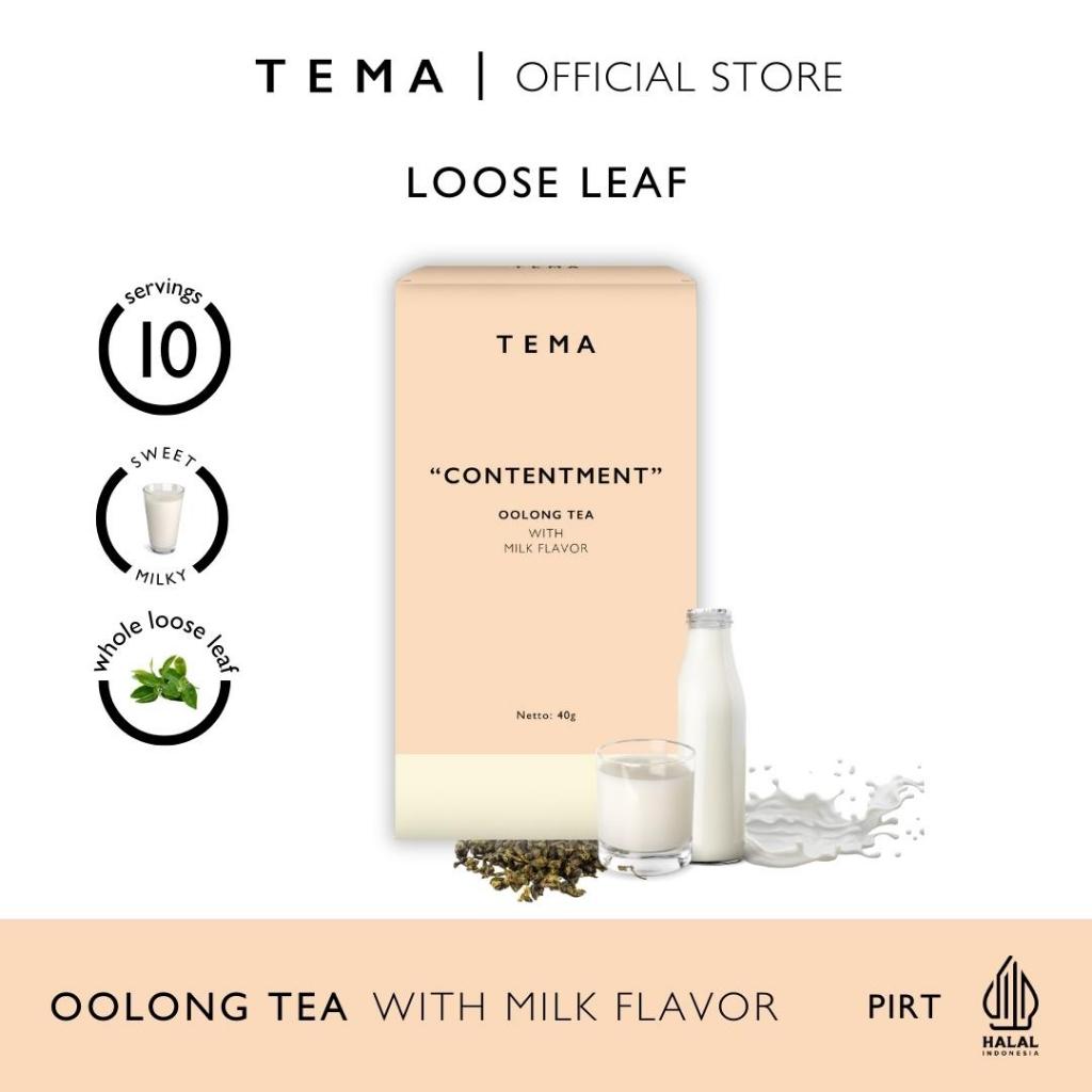 

Oolong Milk Tea | Teh Oolong Susu | Contentment - TEMA Tea | Loose Leaf 10 Servings | Blend