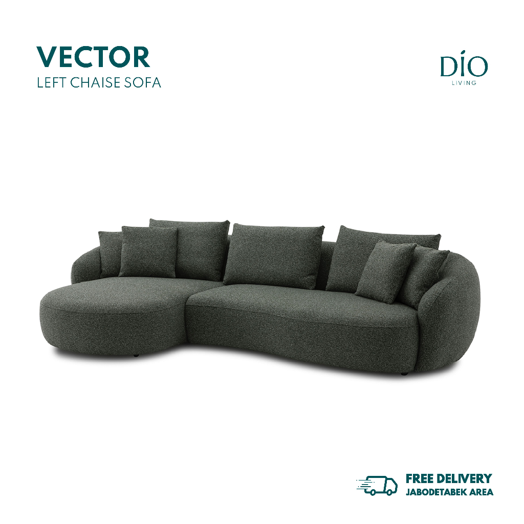 Dio Living - Continental - Vector Left Chaise Sofa