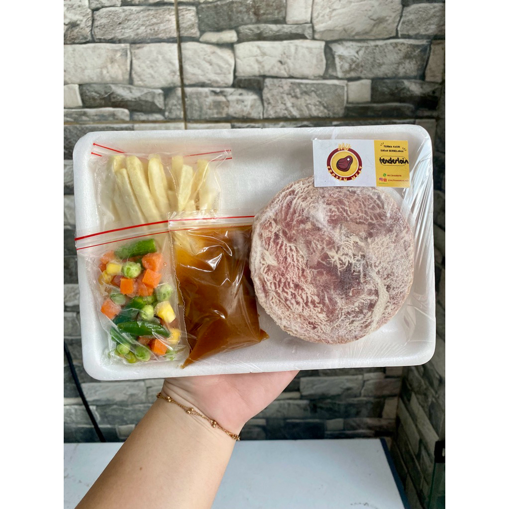 

Paket Daging Steak Premium 200gr - Tenderloin / Sirloin / Rib Eye | Beef Steak Sapi Frozen Import