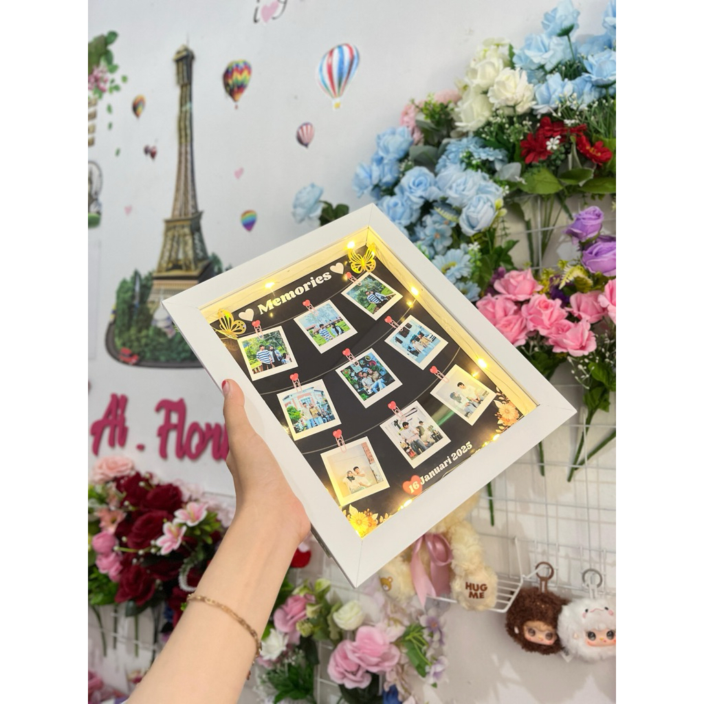 figura 3D 8R custom foto happy wedding | happy birthday dll