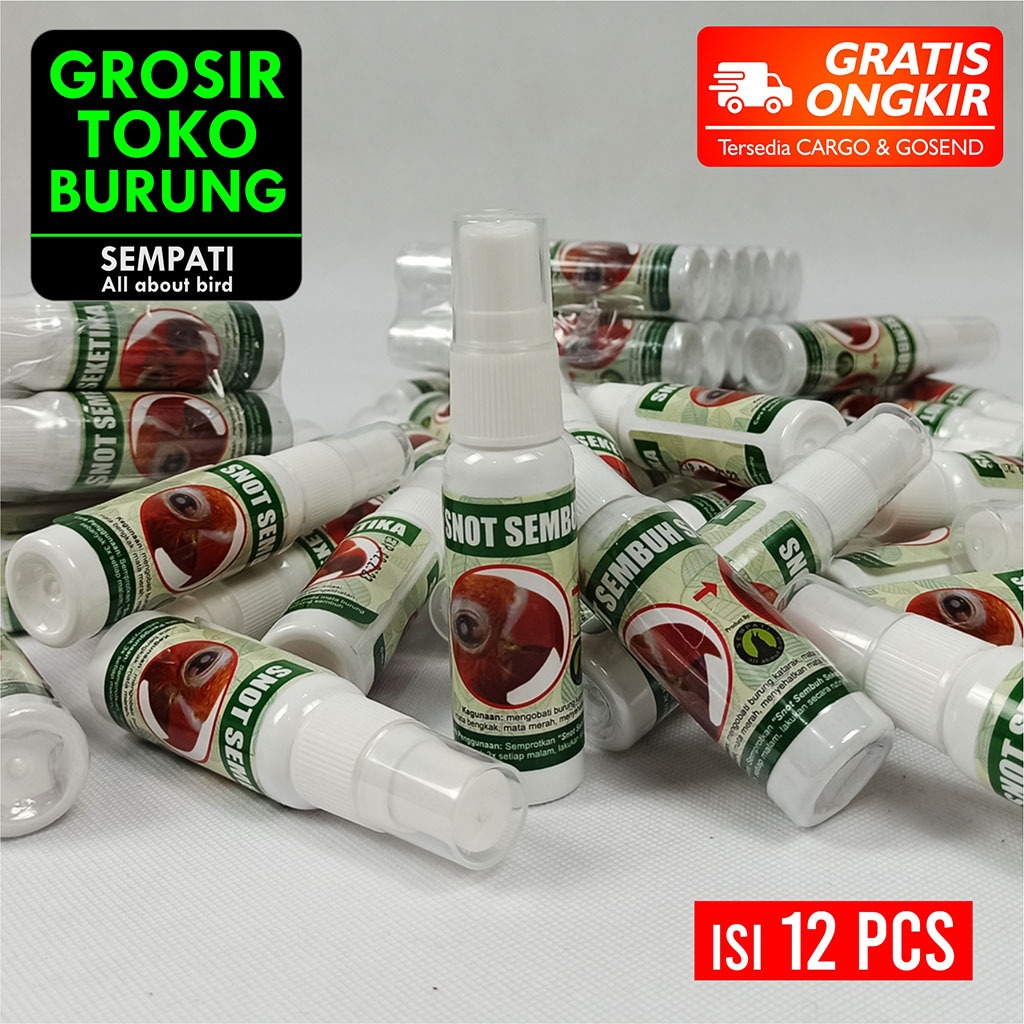 SEMPATI GROSIR SNOT SEMBUH SEKETIKA SEMPATI PERPACK OBAT BURUNG SAKIT MATA KATARAK BINTIK PUTIH SELA