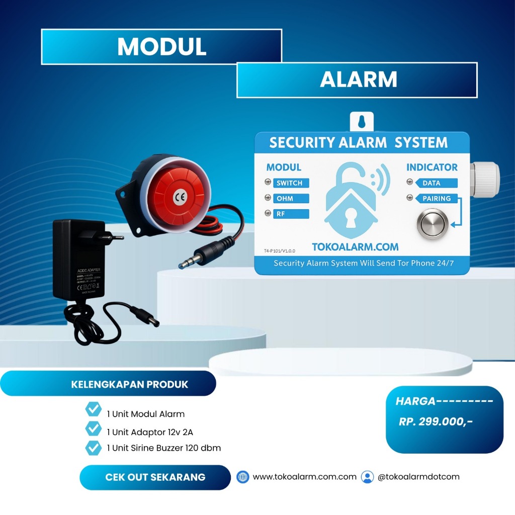MODUL Alarm Anti Maling Berbasis Android/APK