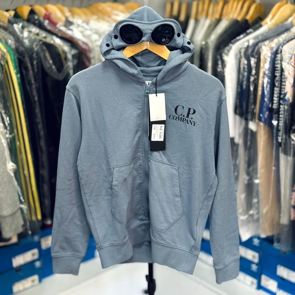 Zip Hoodie CP Company Undersixteen Light Blue BNWT Original 100% Size : 12 fit S ( 66 X 50 )
