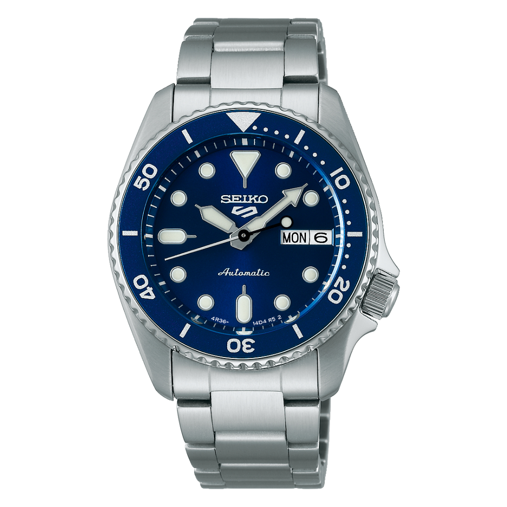 Seiko 5 Sports SRPL77K1 38mm SKX 'Street Denim' Blue Dial - Jam Tangan Seiko Original