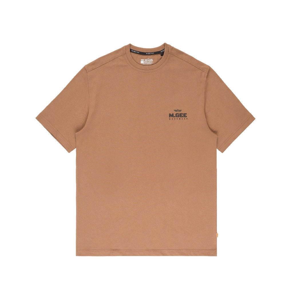 Kaos Original MGEE - Kaos Oblong Kasual Lengan Pendek Original MGEE Oliver CKPR 147 Brown