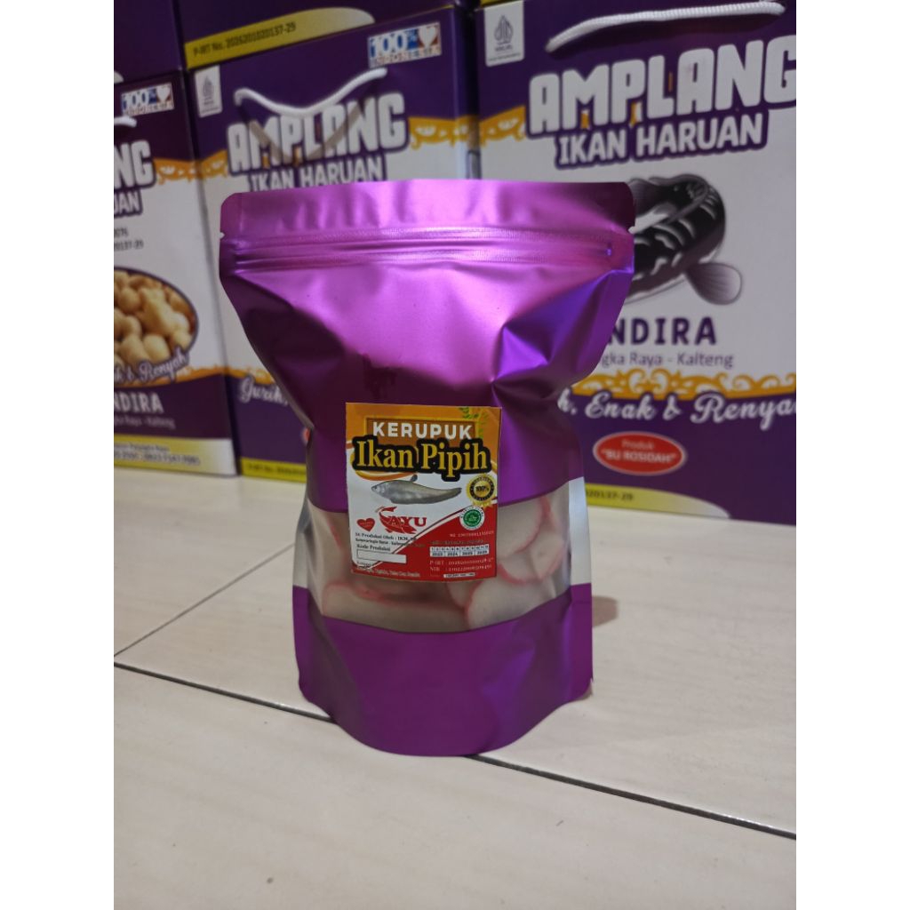 

kerupuk ikan pipih/belida