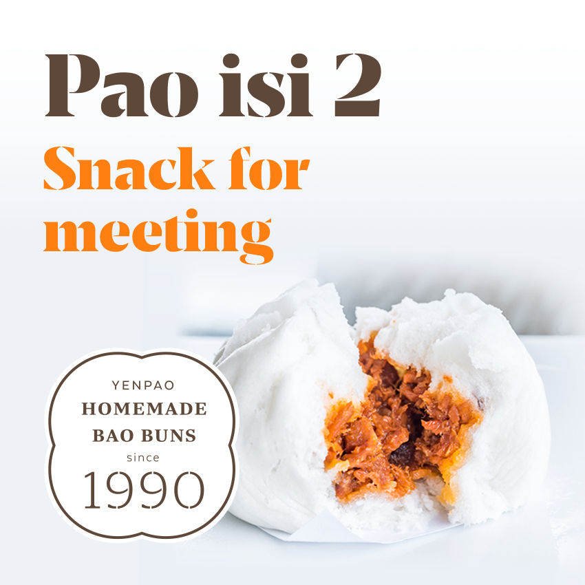 

Bakpao 2 Pcs - Snack for Meeting - Yenpao Halal