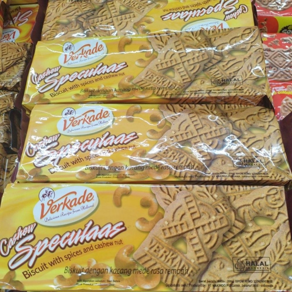 

Biskuit Verkade Kacang Mede Rasa Rempah 200Gram