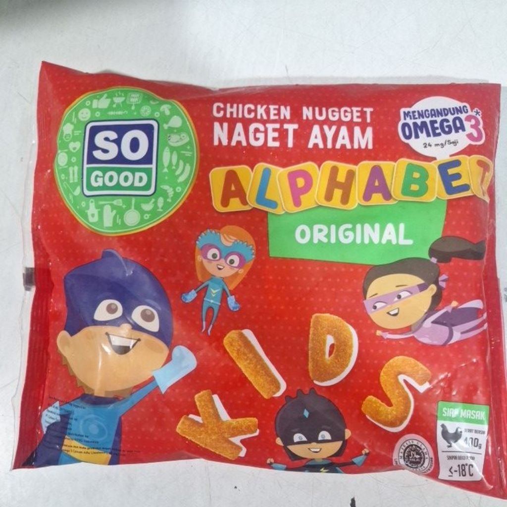 

SO GOOD NUGGET ALPHABET 400GR