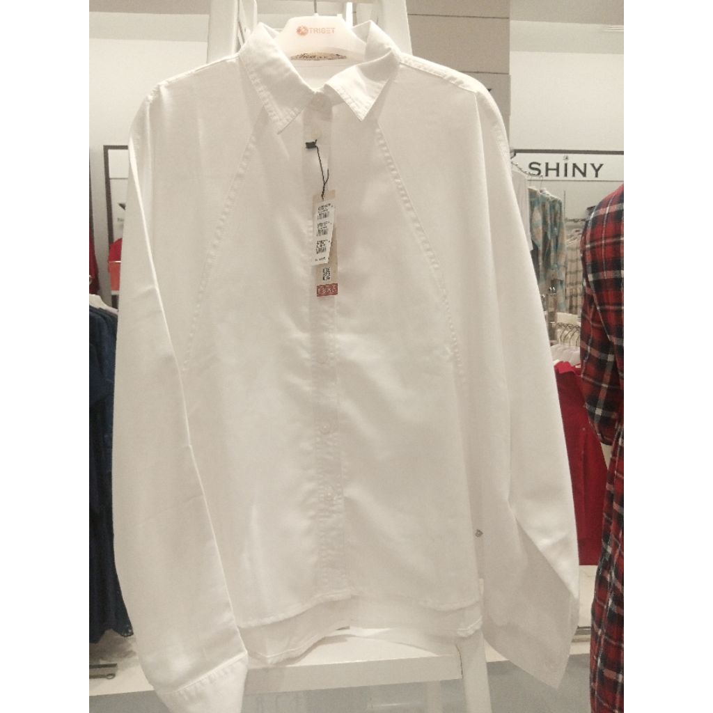 TRISET BLOUSE KEMEJA & TUNIK PUTIH WANITA NEW ARIVAL S-XL brand matahari original