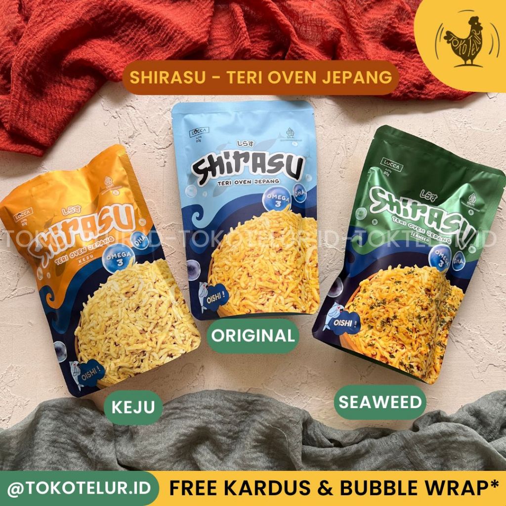 

LOCCA Shirasu - Teri Oven Jepang | Snack Cemilan Anak Tanpa Pengawet